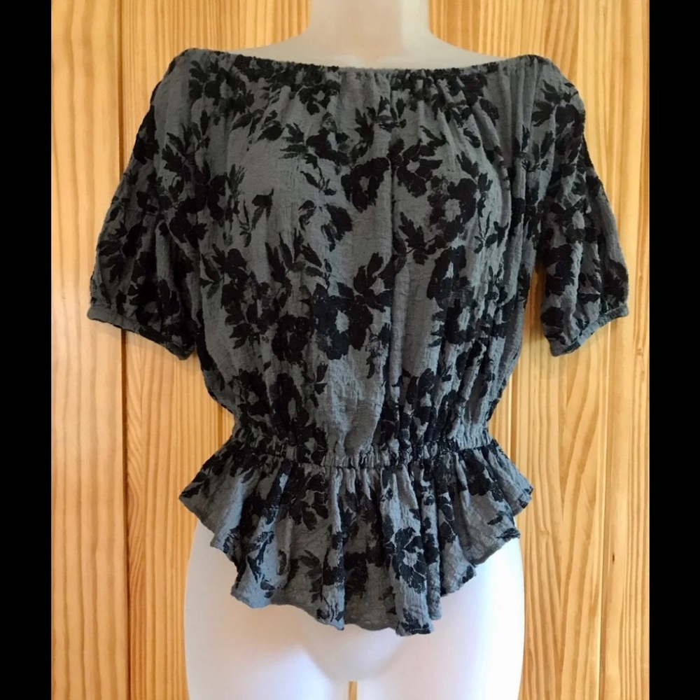 Like New-Free People Off-Shoulder Boho Top - Picture 10 of 16